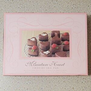 Mini Heart-Shaped Cheesecake Pan Makes 12 Individual Desserts